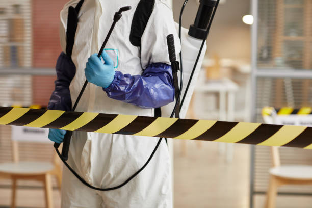 Professional Biohazard Cleanup technician working in Summerfield, FL